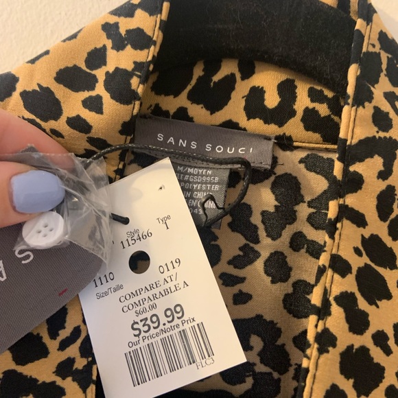 Leopard Long Overcoat - Picture 3 of 3